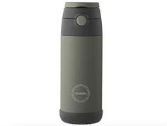 AYA&IDA tropical green kids drikkeflaske med sugerør 350ml